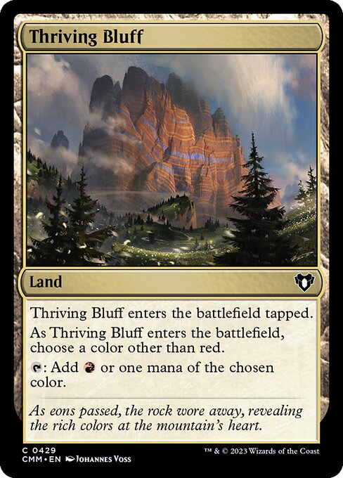 Commander Masters - 429 - Thriving Bluff - Common - C - Non-foil