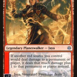 War of the Spark - 135 - Jaya, Venerated Firemage - Uncommon - R - Non-foil (Front)