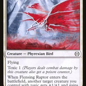 Phyrexia: All Will Be One - 12 - Flensing Raptor - Common - W - Foil