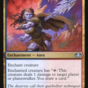 Dominaria Remastered - 195 - Quicksilver Dagger - Uncommon - UR - Non-foil