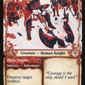 Throne of Eldraine - 292 - Embereth Shieldbreaker // Battle Display - Uncommon - R - Non-foil