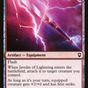 Commander Legends: Battle for Baldur's Gate - 185 - Javelin of Lightning - Common - R - Non-foil