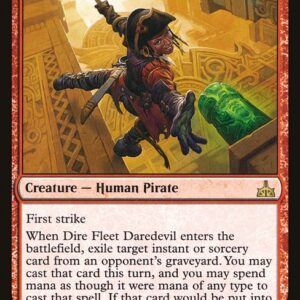 Rivals of Ixalan - 99 - Dire Fleet Daredevil - Rare - R - Foil