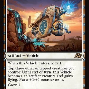 Aetherdrift - 36 - Voyager Glidecar - Rare - W - Non-foil