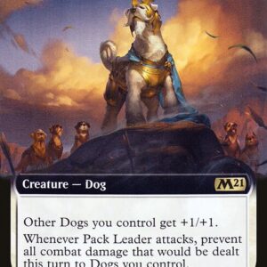 Core Set 2021 - 345 - Pack Leader - Rare - W - Foil (Front)