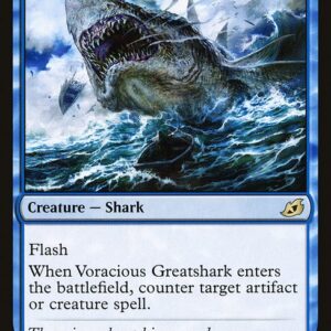 Ikoria: Lair of Behemoths - 70 - Voracious Greatshark - Rare - U - Non-foil (Front)