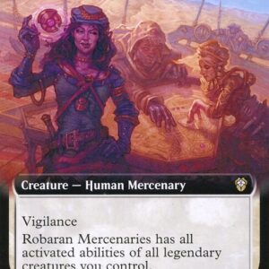 Dominaria United Commander - 72 - Robaran Mercenaries - Rare - W - Foil