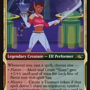 Unfinity - 264 - Meet and Greet "Sisay" - Rare - RG - Foil