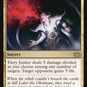 Double Masters 2022 - 212 - Fiery Justice - Rare - Multi - Foil