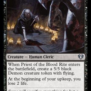 Commander Masters - 179 - Priest of the Blood Rite - Uncommon - B - Non-foil