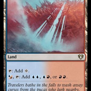 Commander Masters - 990 - Cascade Bluffs - Rare - C - Non-foil