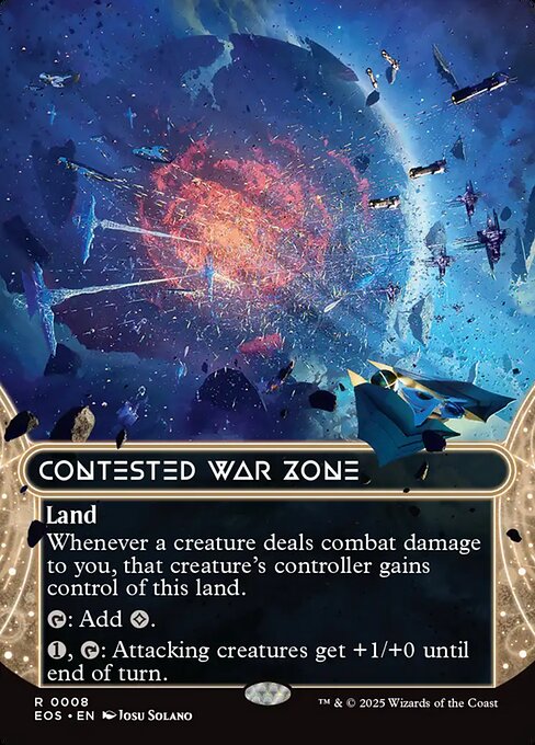 Edge of Eternities: Stellar Sights - 8 - Contested War Zone - Rare - C - Non-foil