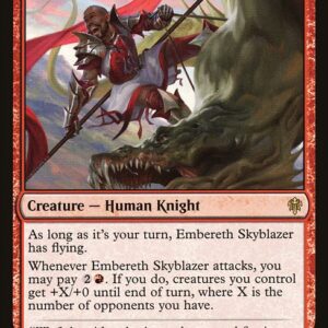 Throne of Eldraine - 321 - Embereth Skyblazer - Rare - R - Non-foil