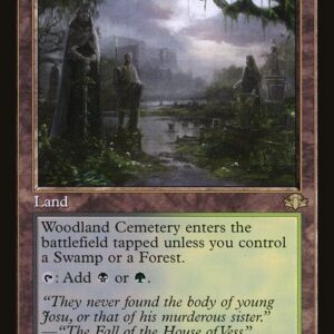 Dominaria Remastered - 401 - Woodland Cemetery - Rare - C - Non-foil
