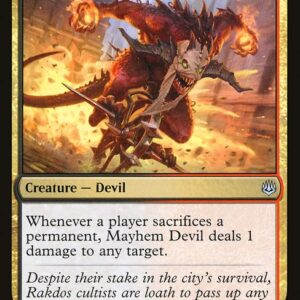 War of the Spark - 204 - Mayhem Devil - Uncommon - BR - Non-foil (Front)
