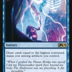Core Set 2019 - 66 - One with the Machine - Rare - U - Foil