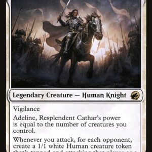 Innistrad: Midnight Hunt - 1 - Adeline, Resplendent Cathar - Rare - W - Foil
