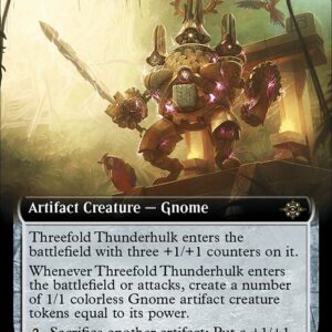 The Lost Caverns of Ixalan - 390 - Threefold Thunderhulk - Rare - C - Non-foil (Front)