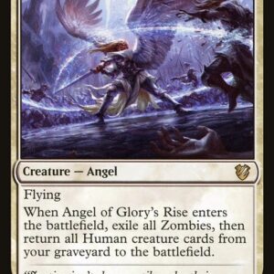 Midnight Hunt Commander - 79 - Angel of Glory's Rise - Rare - W - Non-foil (Front)