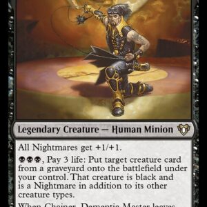 Commander Masters - 144 - Chainer, Dementia Master - Rare - B - Non-foil