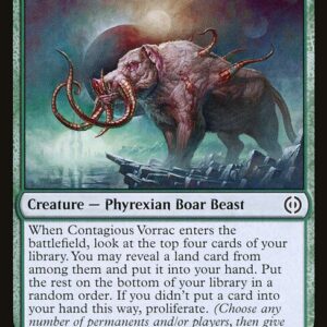 Phyrexia: All Will Be One - 164 - Contagious Vorrac - Common - G - Foil