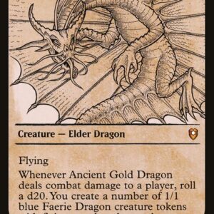 Commander Legends: Battle for Baldur's Gate - 376 - Ancient Gold Dragon - Mythic - W - Foil