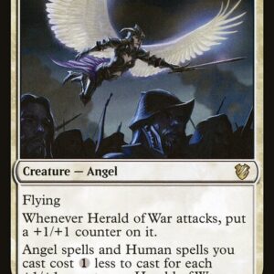 Midnight Hunt Commander - 86 - Herald of War - Rare - W - Non-foil (Front)