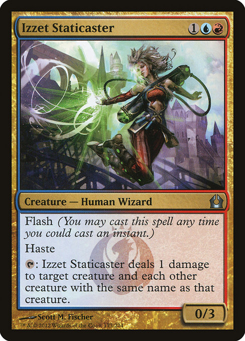 Return to Ravnica - 173 - Izzet Staticaster - Uncommon - UR - Non-foil