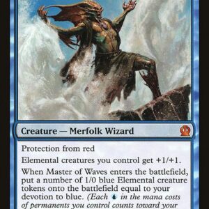 Theros - 53 - Master of Waves - Mythic - U - Non-foil (Front)