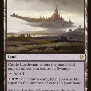 Throne of Eldraine - 241 - Castle Locthwain - Rare - C - Foil