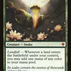 Zendikar - 168 - Lotus Cobra - Mythic - G - Non-foil