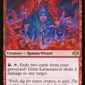 Dominaria Remastered - 126 - Grim Lavamancer - Rare - R - Non-foil