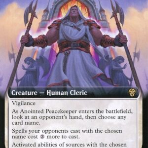 Dominaria United - 383 - Anointed Peacekeeper - Rare - W - Foil