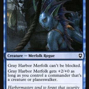 Commander Legends: Battle for Baldur's Gate - 75 - Gray Harbor Merfolk - Common - U - Foil