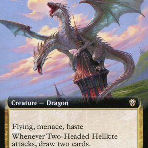 Dominaria United Commander - 90 - Two-Headed Hellkite - Rare - Multi - Non-foil