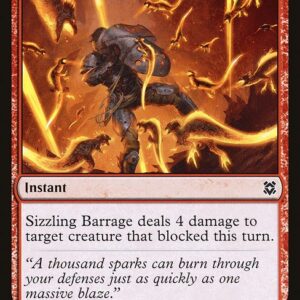 Zendikar Rising - 162 - Sizzling Barrage - Common - R - Non-foil