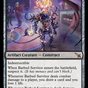 Murders at Karlov Manor - 77 - Barbed Servitor - Rare - B - Non-foil