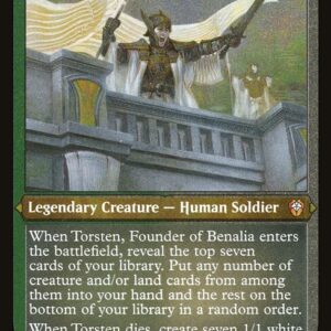 Dominaria United Commander - 69 - Torsten, Founder of Benalia - Mythic - WG - Non-foil
