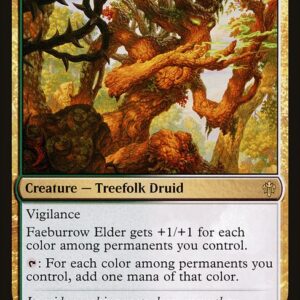 Throne of Eldraine - 190 - Faeburrow Elder - Rare - WG - Non-foil
