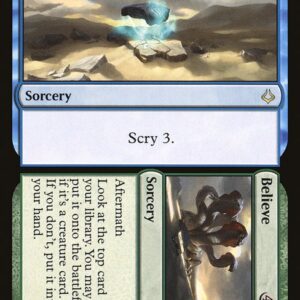 Hour of Devastation - 154 - Reason // Believe - Rare - UG - Foil