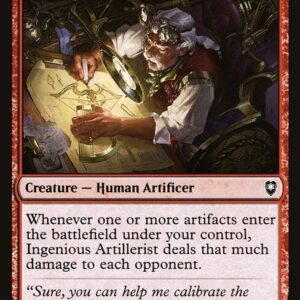 Commander Legends: Battle for Baldur's Gate - 182 - Ingenious Artillerist - Common - R - Non-foil
