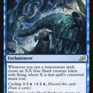 Ikoria: Lair of Behemoths - 67 - Shark Typhoon - Rare - U - Foil (Front)