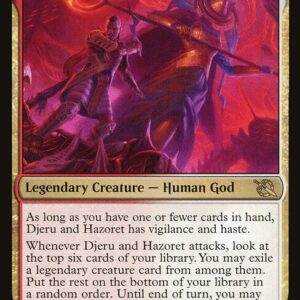 March of the Machine - 221 - Djeru and Hazoret - Rare - WR - Non-foil