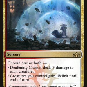 Guilds of Ravnica - 165 - Deafening Clarion - Rare - WR - Foil