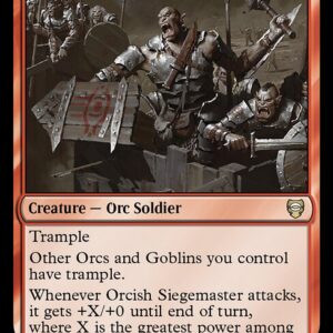Tales of Middle-earth Commander - 33 - Orcish Siegemaster - Rare - R - Non-foil