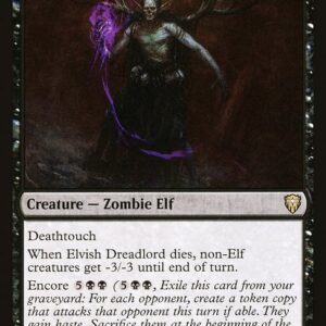 Commander Legends - 121 - Elvish Dreadlord - Rare - B - Foil