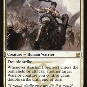 Dragons of Tarkir - 3 - Arashin Foremost - Rare - W - Non-foil