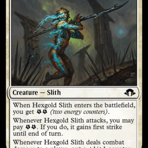 Modern Horizons 3 - 30 - Hexgold Slith - Common - W - Foil