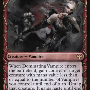 Innistrad: Crimson Vow - 305 - Dominating Vampire - Rare - R - Foil