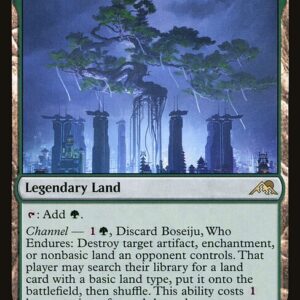 Kamigawa: Neon Dynasty - 266 - Boseiju, Who Endures - Rare - C - Foil